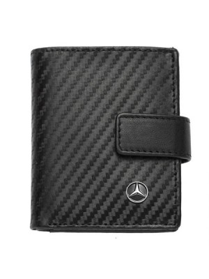 Мъжки вертикален портфейл с лого на Mercedes